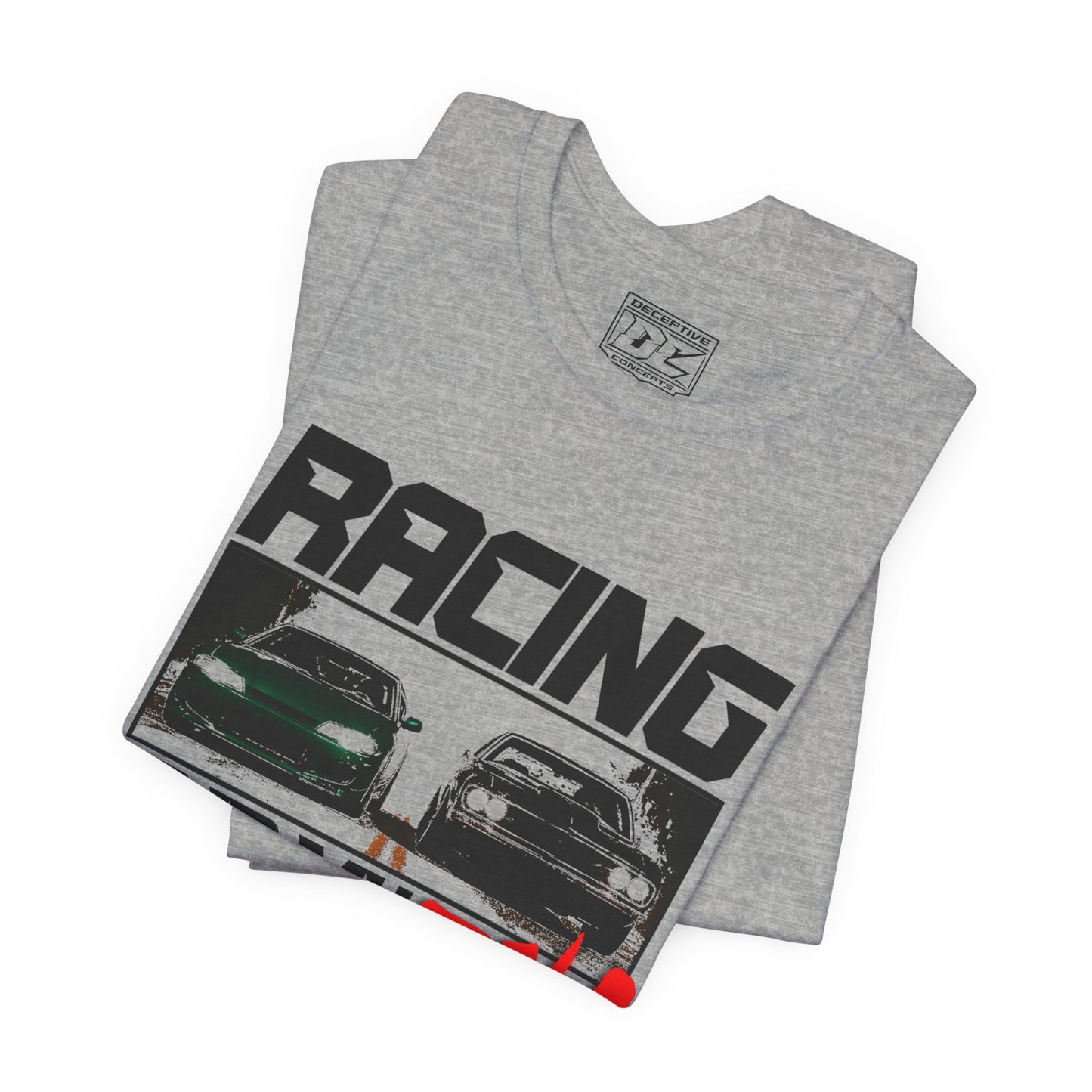 Racing Is In My DNA T-Shirt — Motorsport Graphic Tee for Car Enthusiasts