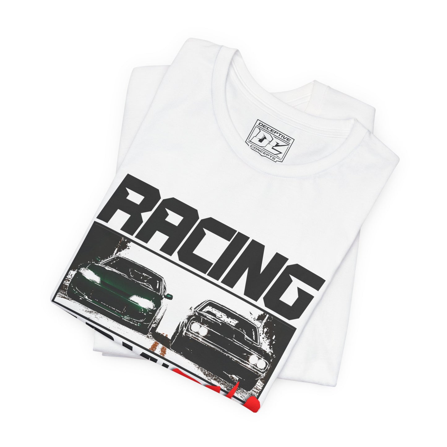 Racing Is In My DNA T-Shirt — Motorsport Graphic Tee for Car Enthusiasts